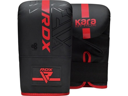 Rdx Boxing Bag Mitts F6 Matte Red