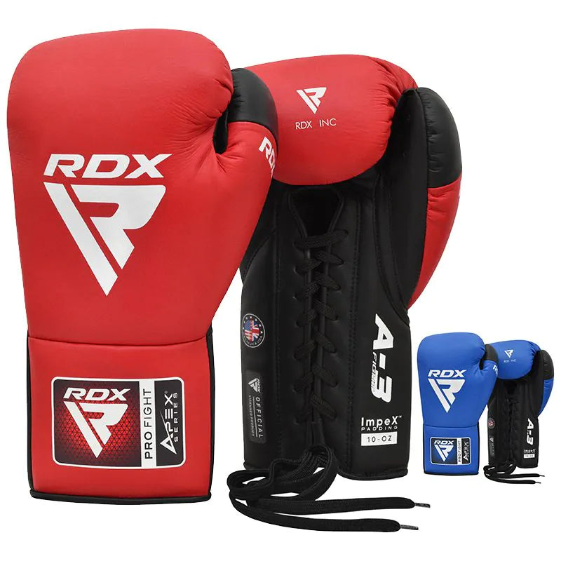 BOXING GLOVES PRO FIGHT APEX A3 RED-8/10OZ