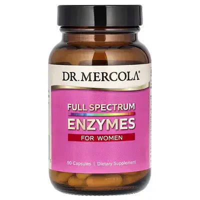 Dr Mercola Full Spectrum Enzymes for Women | 90 Capsules