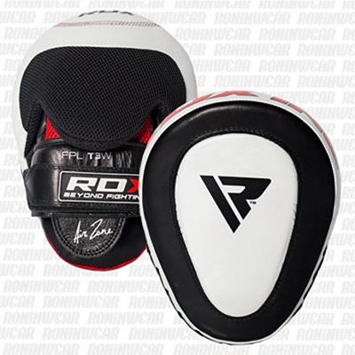 RDX Leather Focus Pads Gel Black-White