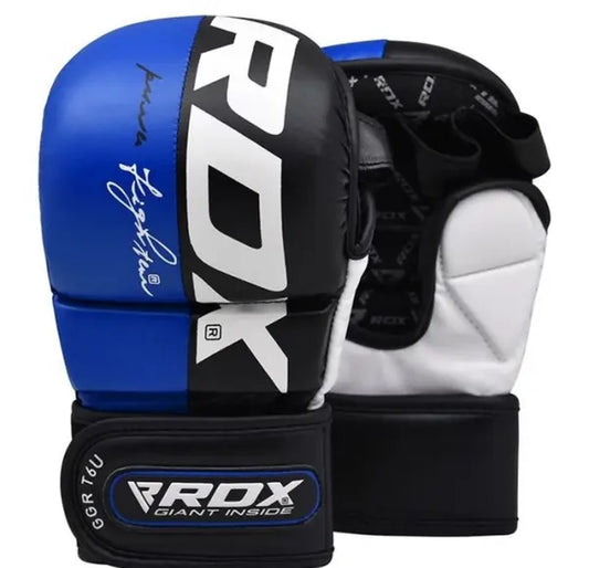 RDX Sports T6 Grappling Glove Rex Blue