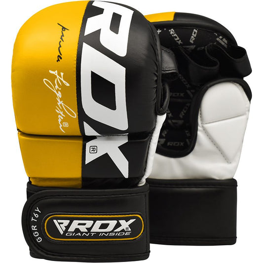 RDX Grappling Glove REX T6 Plus yellow XL