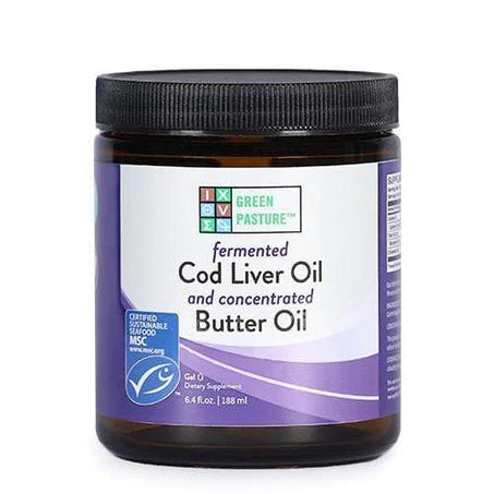 GREEN PASTURE FERMENTED COD LIVER OIL AND CONCENTRATED BUTTER OIL | 180ML