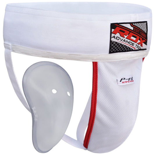 RDX GROIN GUARD, SUPPORTER H1, WHITE, S