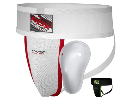 Groin Guard Supporter White Plus-S