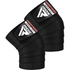 Gym Knee Wraps K1 Full Black