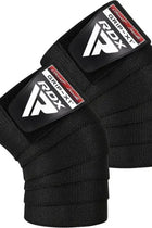 Gym Knee Wraps K1 Full Black