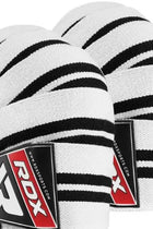 Gym Knee Wraps White/Black Plus