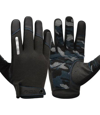 Gym Training Gloves T2 Full Blue-L