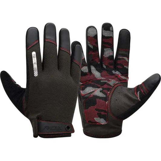 Gym Training Gloves T2 Full Red-L