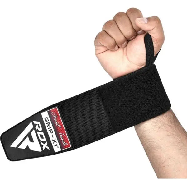 Gym Wrist Wraps W3 Full Black