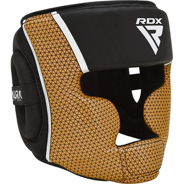 RDX HEAD GUARD AURA PLUS T-17 GOLDEN