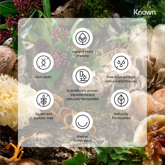 Known Nutrition Immunity Mushrooms Vegan Gummies