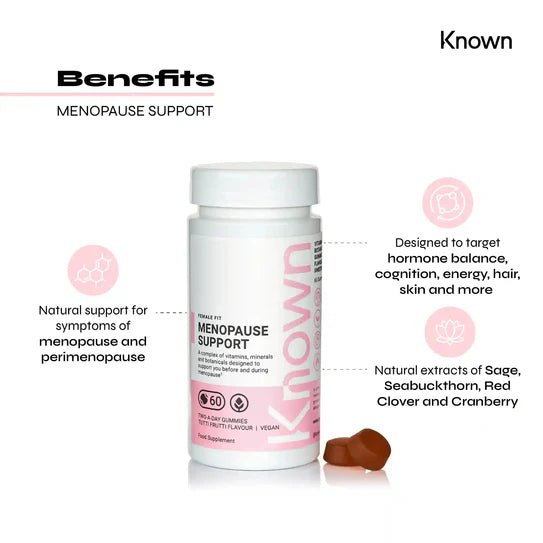 Known Nutrition Menopause Support Gummies | 60 Gummies