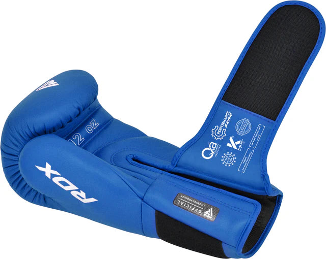 RDX Amateur Competition Boxing Gloves AS1 Blue