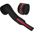 RDX F6 KARA PROFESSIONAL BOXING HAND WRAPS RED