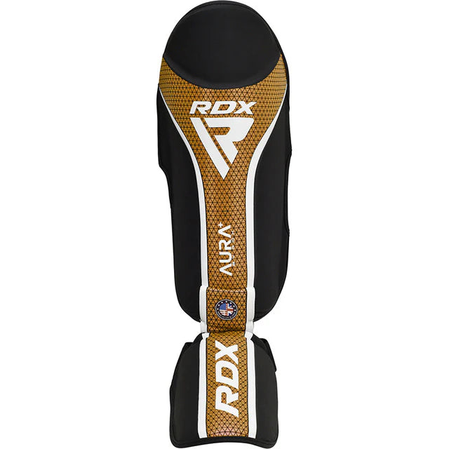 RDX Shin Instep Aura Plus T-17 Golden