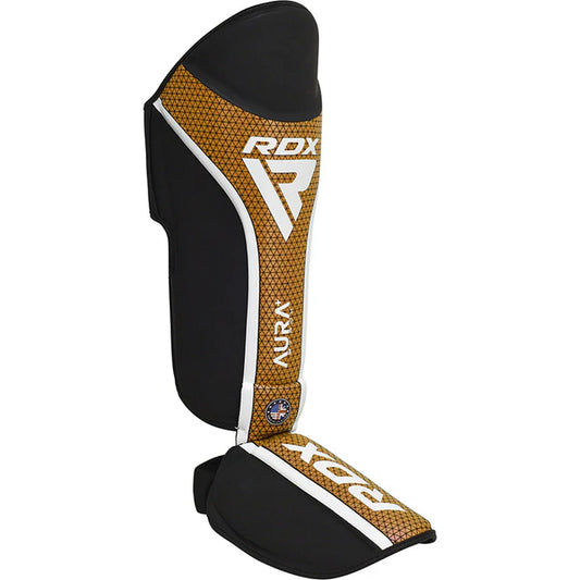 RDX Shin Instep Aura Plus T-17 Golden