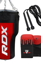RDX AR 3-in-1 Angle Punch Bag (Unfilled) with Gloves Set