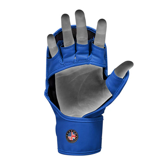 RDX Grappling Gloves Shooter Aura Plus T-17 Blue