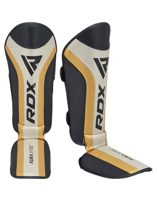 RDX T17 AURA SHIN INSTEP GUARDS GOLDEN