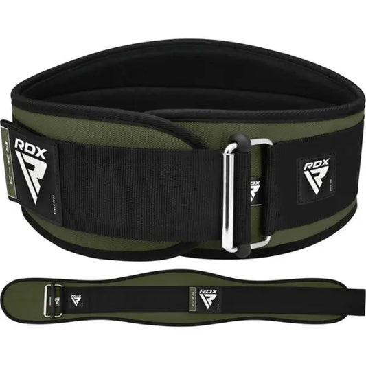 Weight Lifting Belt Eva Curve Rx3 Army Green-L