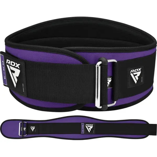 Weight Lifting Belt Eva Curve Rx3 Purple-M