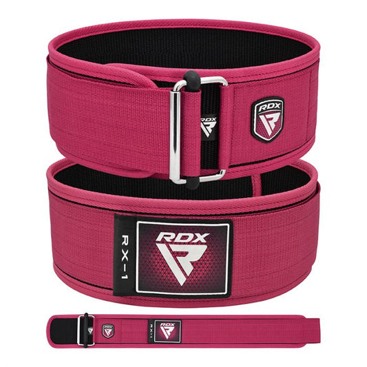 RDX RX1 WEIGHT LIFTING BELT-PINK-S