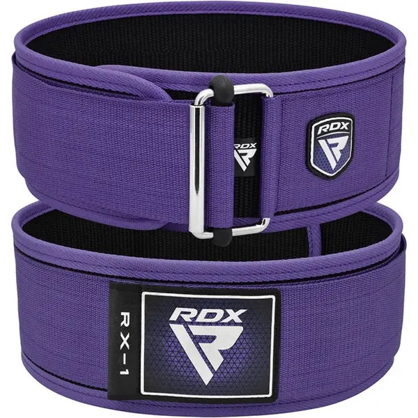 Weight Lifting Strap Belt Rx1 Purple-M