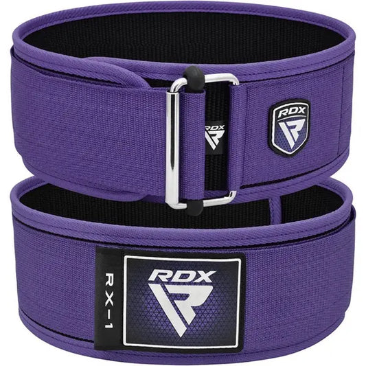 Weight Lifting Strap Belt Rx1 Purple-M