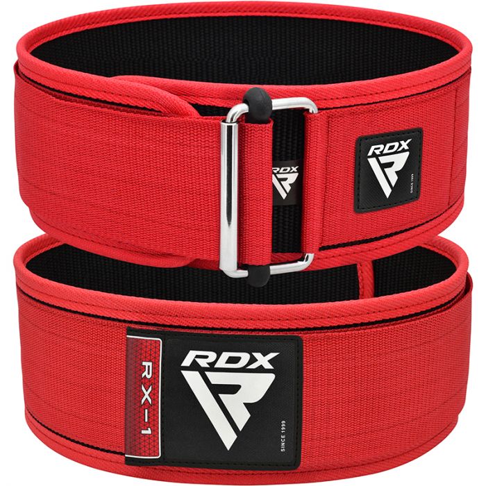 RDX RX1 WEIGHT LIFTING BELT-RED-L