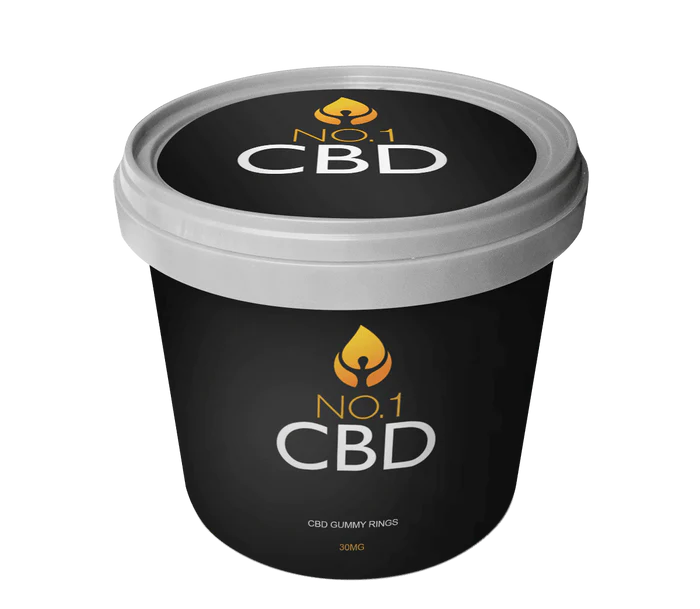 CBD Gummy Rings 30mg Tubs