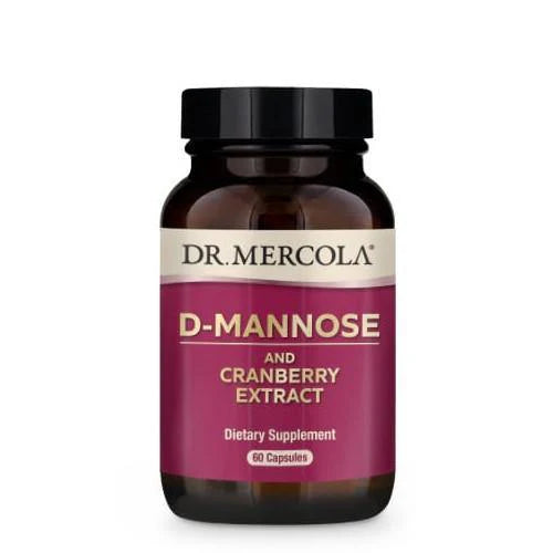 Dr Mercola D-Mannose and Cranberry Extract | 60 Capsules