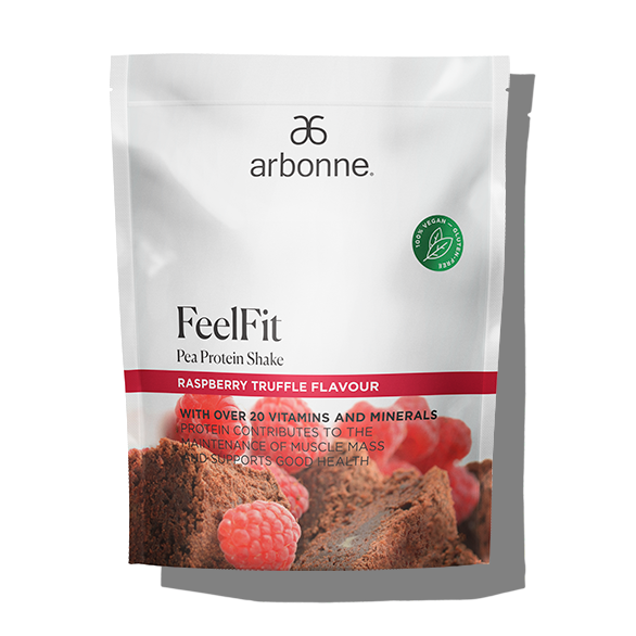 FeelFit Pea Protein Shake - Raspberry Truffle Flavour