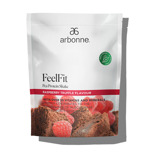 FeelFit Pea Protein Shake - Raspberry Truffle Flavour