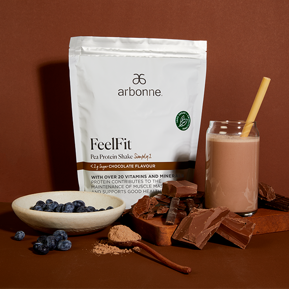 FeelFit Pea Protein Shake Simply1 - Chocolate Flavour