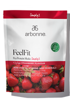 FeelFit Pea Protein Shake Simply1 – Strawberry Flavour