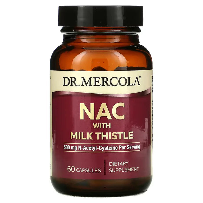 Dr Mercola NAC Liver Support with Milk Thistle