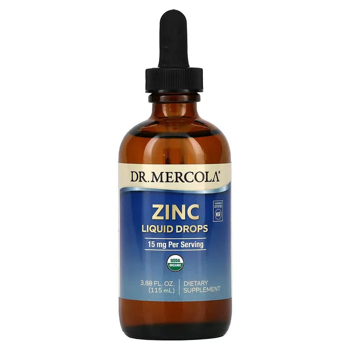 Dr Mercola Zinc Liquid Drops | 115ml