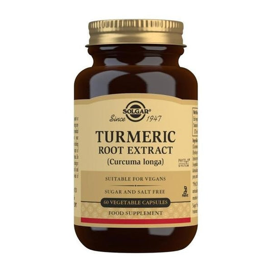 Solgar Turmeric Root Extract Vegetable Capsules - Pack of 60